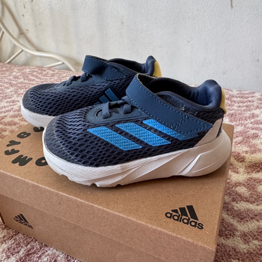 Adidas Kids Navy and Blue Sneakers